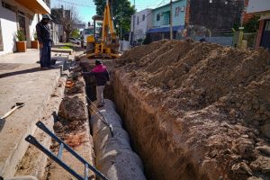 Villa Chiquita suma una nueva infraestructura para prevenir anegamientos