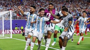 Argentina venció 3 – 1 a Suiza y jugará la semifinal ante Inglaterra