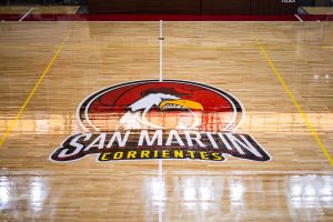 San Martín renovó el piso de la cancha principal del Fortín Rojinegro