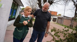 Claudio Polich supervisó la puesta en valor de la plaza José Hernández del barrio Anahí