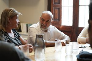 Claudio Polich abrió una mesa de diálogo con ladrilleros por la creciente