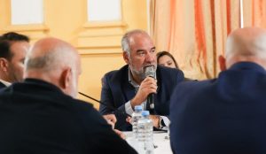Claudio Polich y Juan Pablo Valdés coordinaron medidas ante la crecida extraordinaria del Paraná