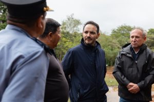Juan Pablo Valdés coordinó la asistencia a los damnificados por la creciente del Paraná en Isla Apipé e Ituzaingó